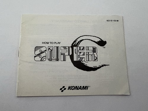 Super contra nes manuale - contra,