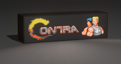 Insegna contra nintendo nes - insegna,