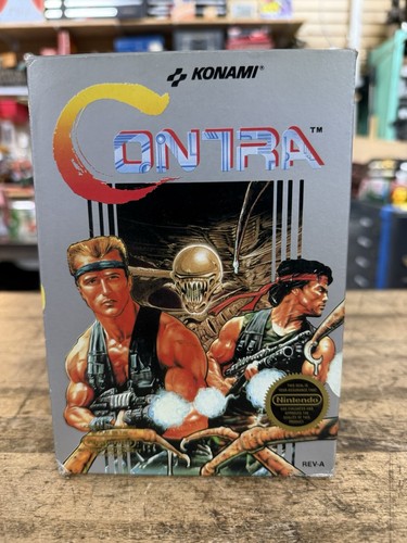 Contra nintendo nes 1988 - contra,