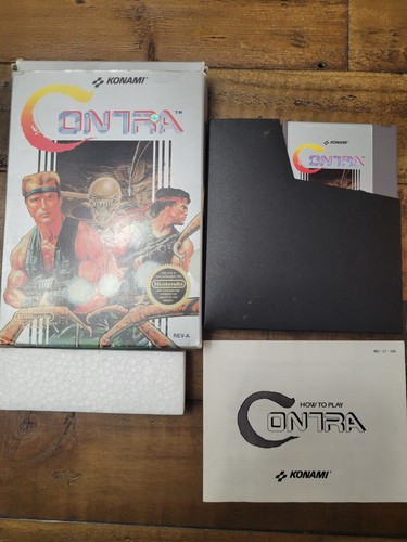 Konami contra - contra, nes)