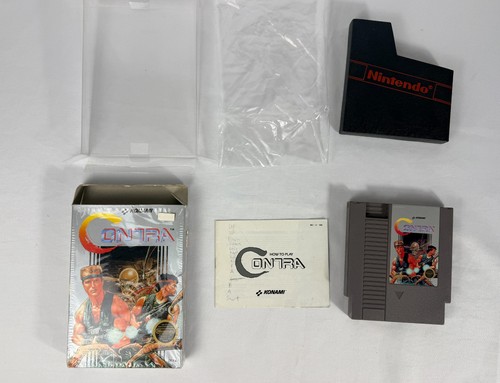 Contra nes game box - contra,